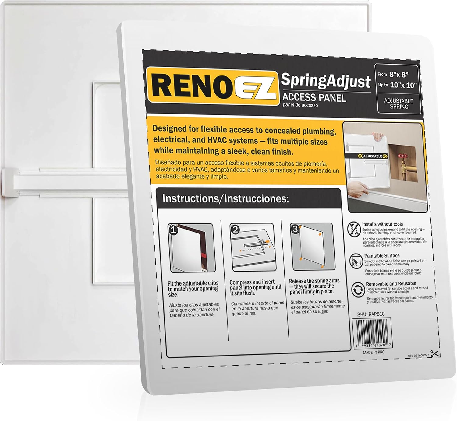 6×6 Adjustable Access Panel for 4×4-6×6 Openings | RenoEZ